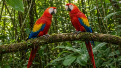 Macaws in the Rainforest jigsaw puzzle