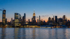New York Skyline at Dusk jigsaw puzzle